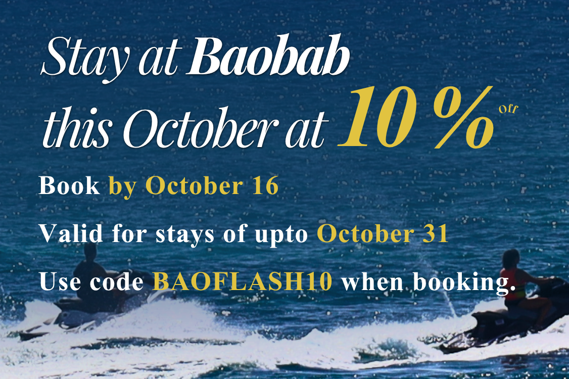 October Flash Sale - Baobab Beach Resort